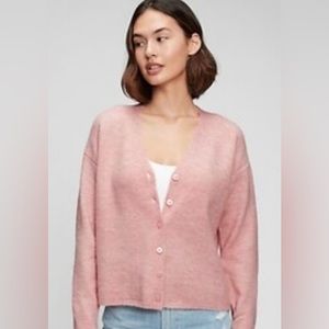 Gap pink cashmere feel sweater